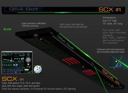 GSA Golf VisTrak SCX IR Pro