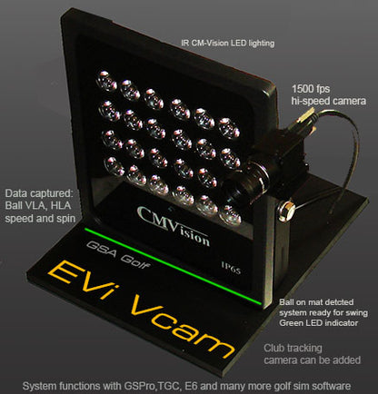GSA Golf VisTrak EVi Launch Monitor