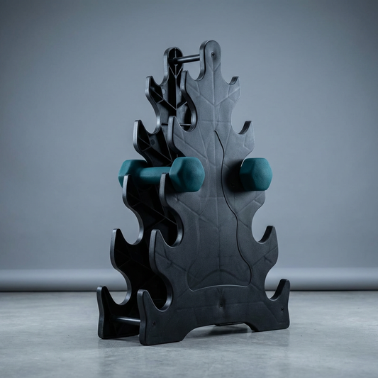 5 Tiers Weight Rack Weights Dumbbell Bracket Storage Rack Gym Dumbbell Stand R66E — Studio Shot